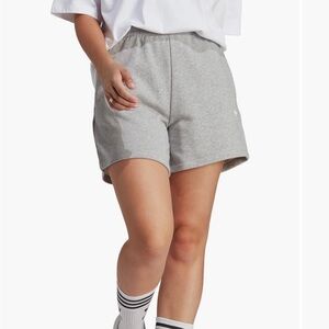 Adidas Women's Light Gray Athletic Shorts